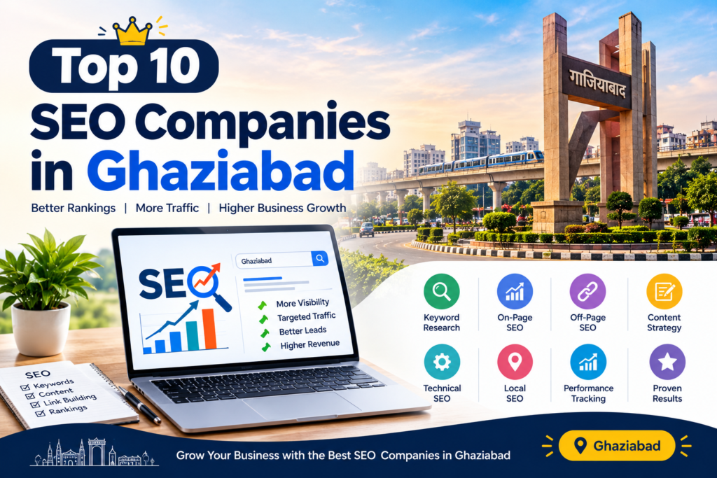 Top 10 SEO Agencies in Ghaziabad, India